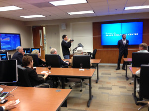 Reggie Gilyard introduces the Janes Financial Center